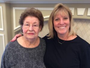 Carol and Jan ready for their big day!