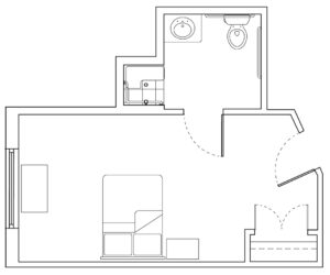 Floorplan_Georgetown-Private Large Suite with Shower