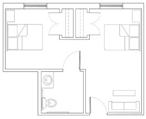 Floorplan_OrlandPark-Shared Suite