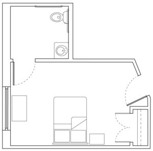 Floorplan Large Suite